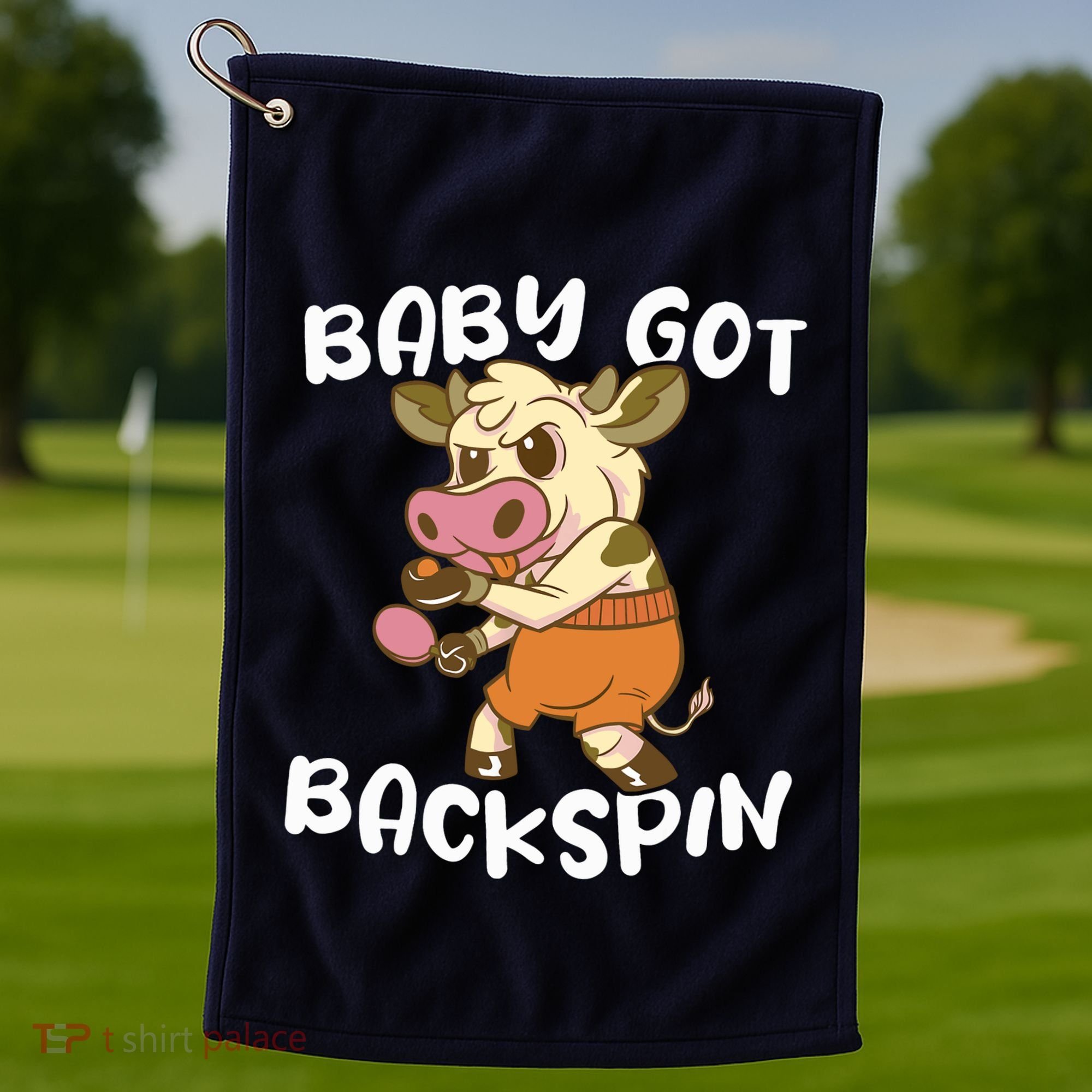 Baby Got Backspin Table Tennis Funny Ping Pong Golf Towel