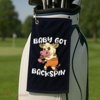Baby Got Backspin Table Tennis Funny Ping Pong Golf Towel thumb 2