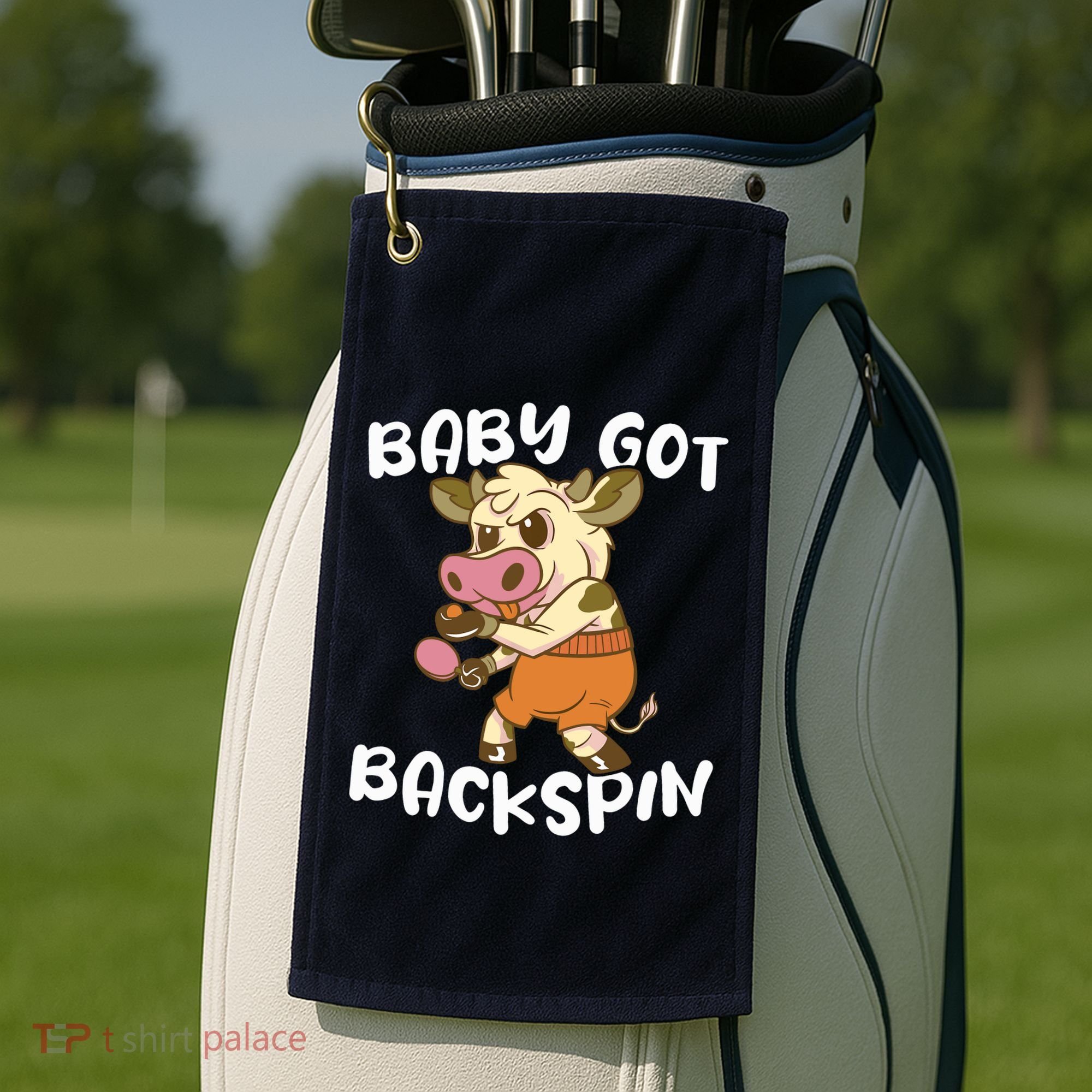 Baby Got Backspin Table Tennis Funny Ping Pong Golf Towel