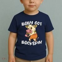 Baby Got Backspin Table Tennis Funny Ping Pong Toddler T-Shirt thumb 2