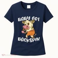 Baby Got Backspin Table Tennis Funny Ping Pong Women's T-Shirt thumb 0