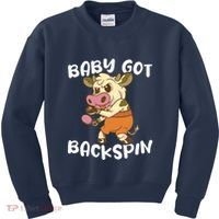 Baby Got Backspin Table Tennis Funny Ping Pong Kids Sweatshirt thumb 0