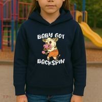Baby Got Backspin Table Tennis Funny Ping Pong Kids Hoodie thumb 3