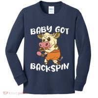 Baby Got Backspin Table Tennis Funny Ping Pong Kids Long Sleeve Shirt thumb 0