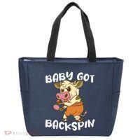 Baby Got Backspin Table Tennis Funny Ping Pong Tote Bag thumb 0