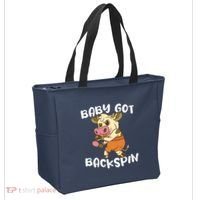 Baby Got Backspin Table Tennis Funny Ping Pong Tote Bag thumb 2