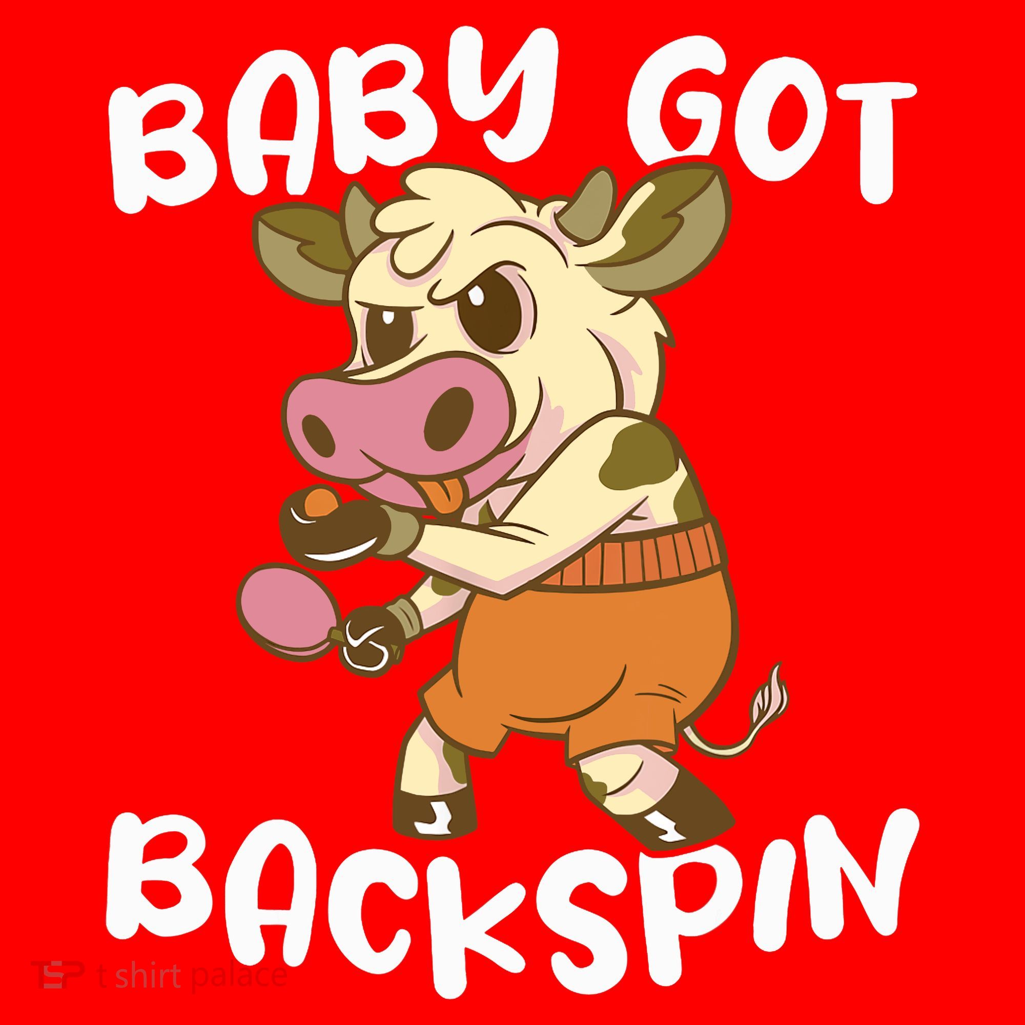 Baby Got Backspin Table Tennis Funny Ping Pong Santa Hat