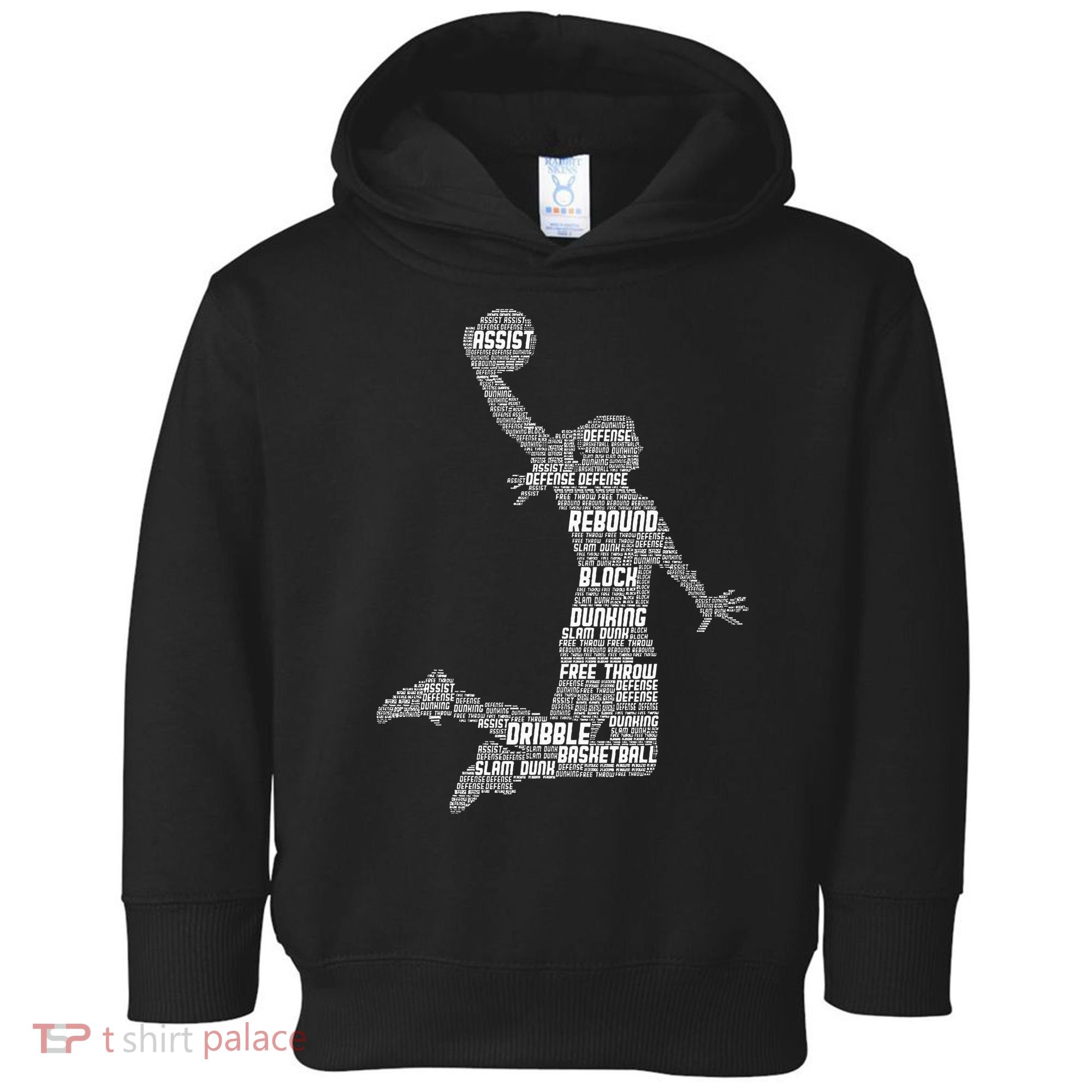 Basketball Girl Toddler Hoodie