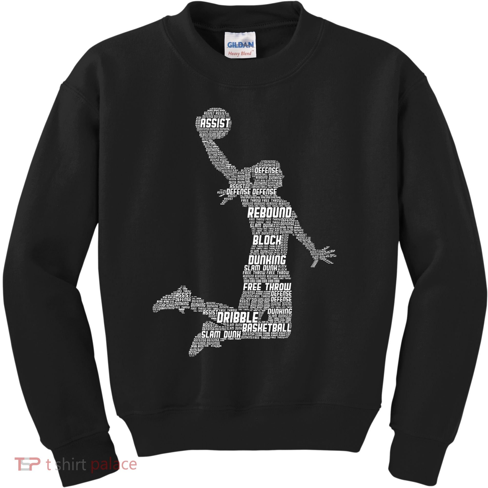 Basketball Girl Kids Sweatshirt