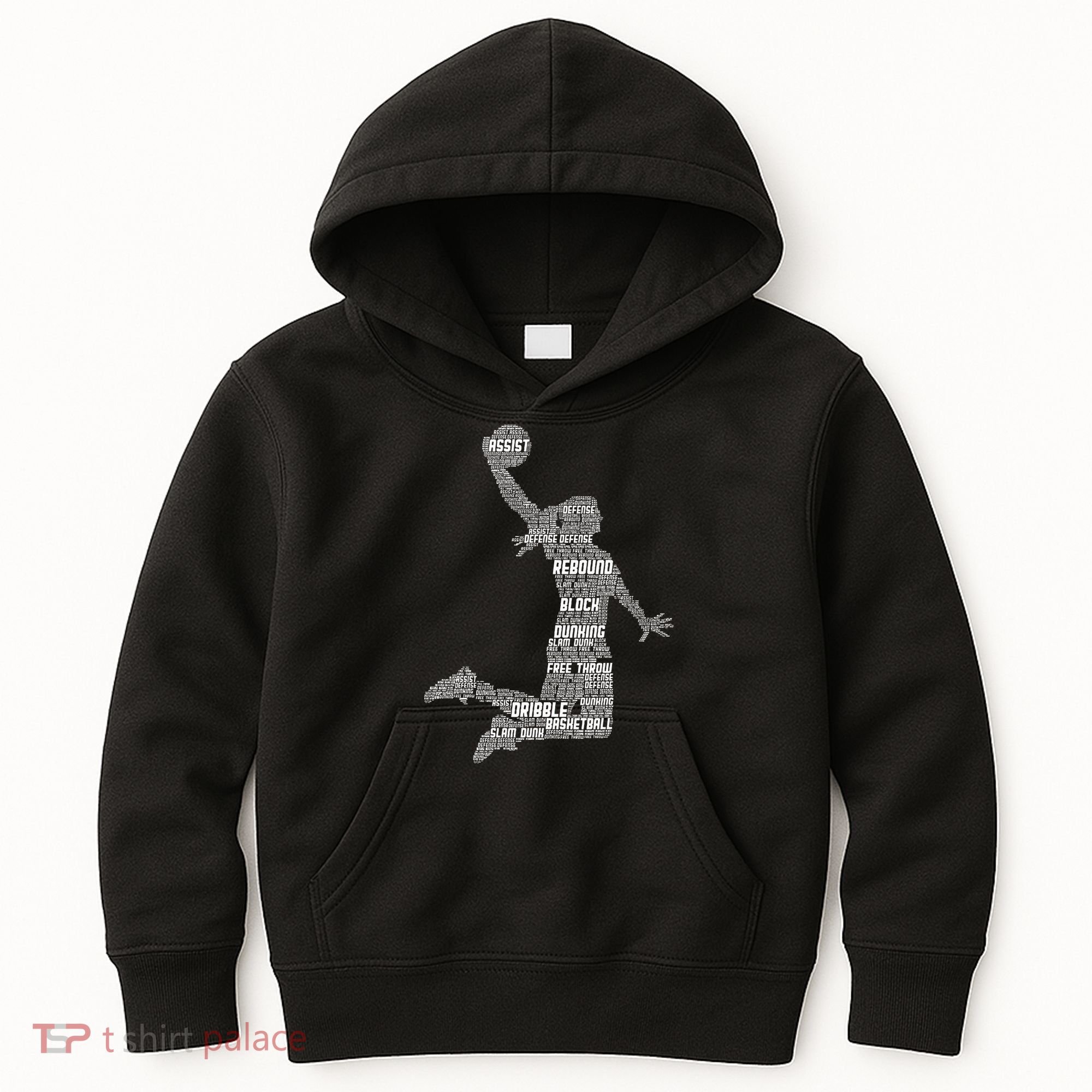 Basketball Girl Kids Hoodie