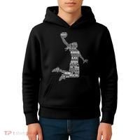 Basketball Girl Kids Hoodie thumb 4