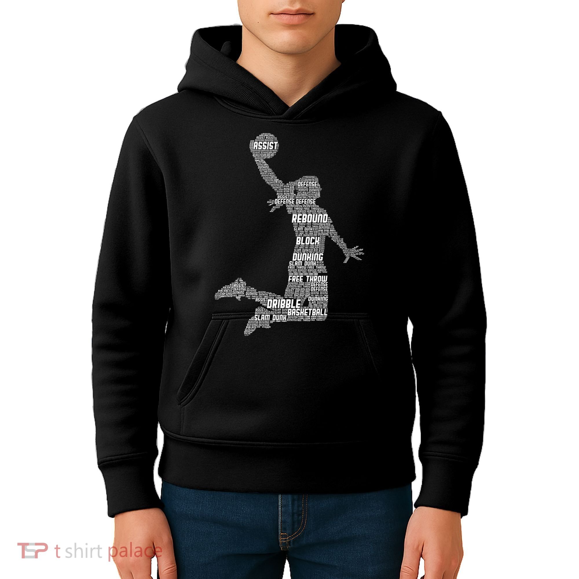 Basketball Girl Kids Hoodie