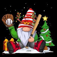 Baseball Gnome Christmas Winter Season Catcher Pitcher Funny Gift Coffee Mug thumb 5