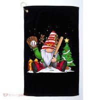 Baseball Gnome Christmas Winter Season Catcher Pitcher Funny Gift Golf Towel thumb 0