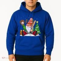 Baseball Gnome Christmas Winter Season Catcher Pitcher Funny Gift Hoodie thumb 2