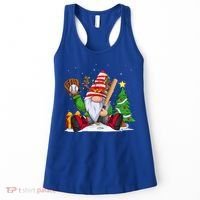 Baseball Gnome Christmas Winter Season Catcher Pitcher Funny Gift Women's Tank Top thumb 0