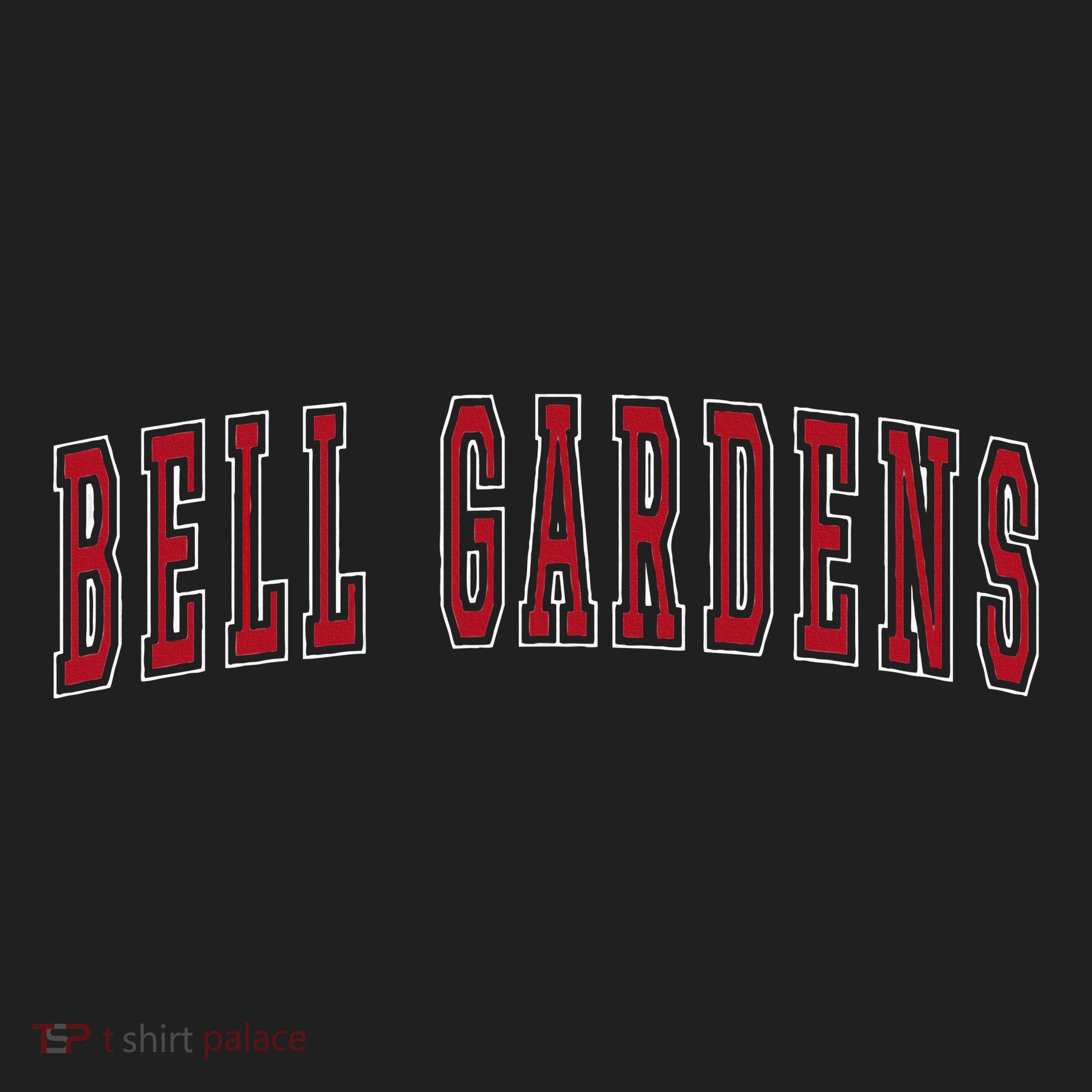 Bell Gardens California Souvenir Vacation College Style Red Beanie