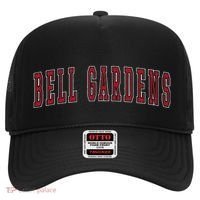 Bell Gardens California Souvenir Vacation College Style Red Hat thumb 0
