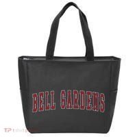 Bell Gardens California Souvenir Vacation College Style Red Tote Bag thumb 0