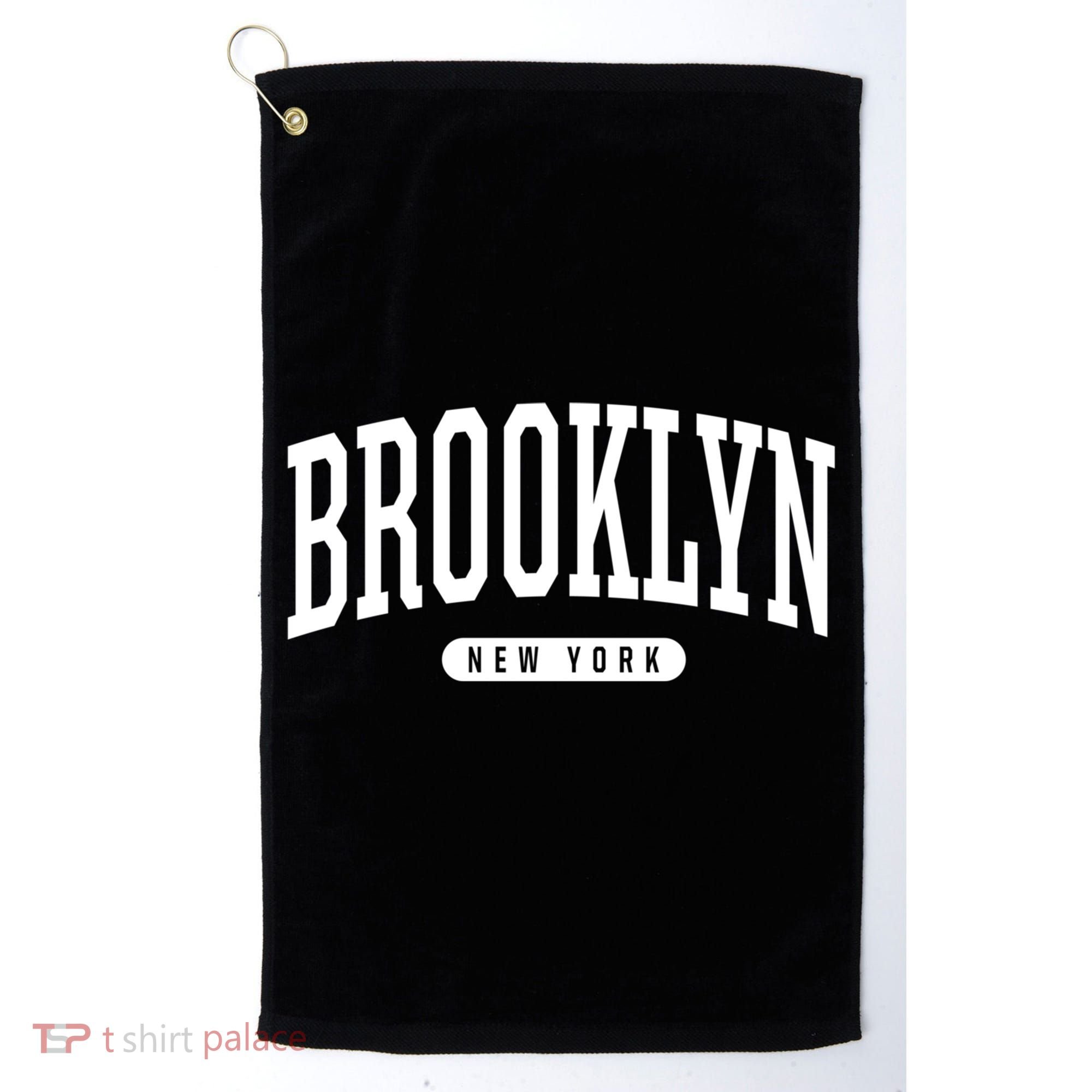 Brooklyn Gift College University Style Ny Usa Golf Towel