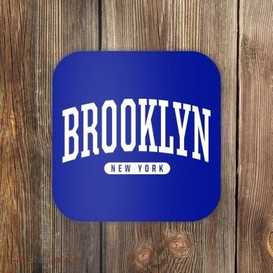 Brooklyn Gift College University Style Ny Usa Coaster