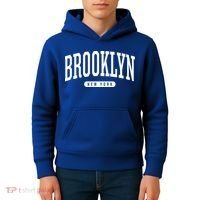 Brooklyn Gift College University Style Ny Usa Kids Hoodie thumb 4
