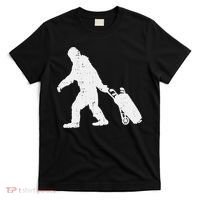 Bigfoot Golf Club And Ball Sports Funny Sasquatch T-Shirt thumb 0