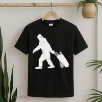 Bigfoot Golf Club And Ball Sports Funny Sasquatch T-Shirt thumb 2