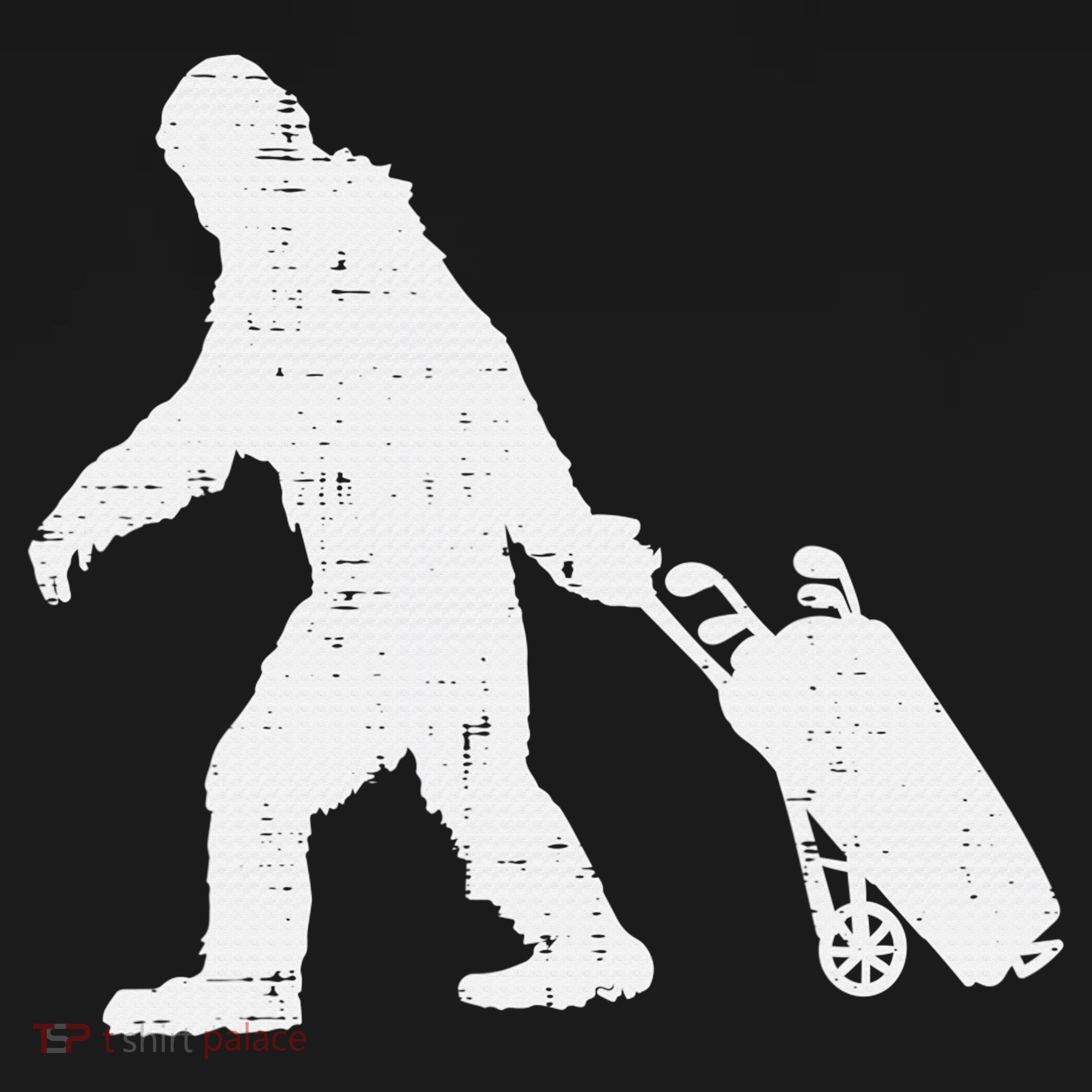 Bigfoot Golf Club And Ball Sports Funny Sasquatch Women's Hoodie