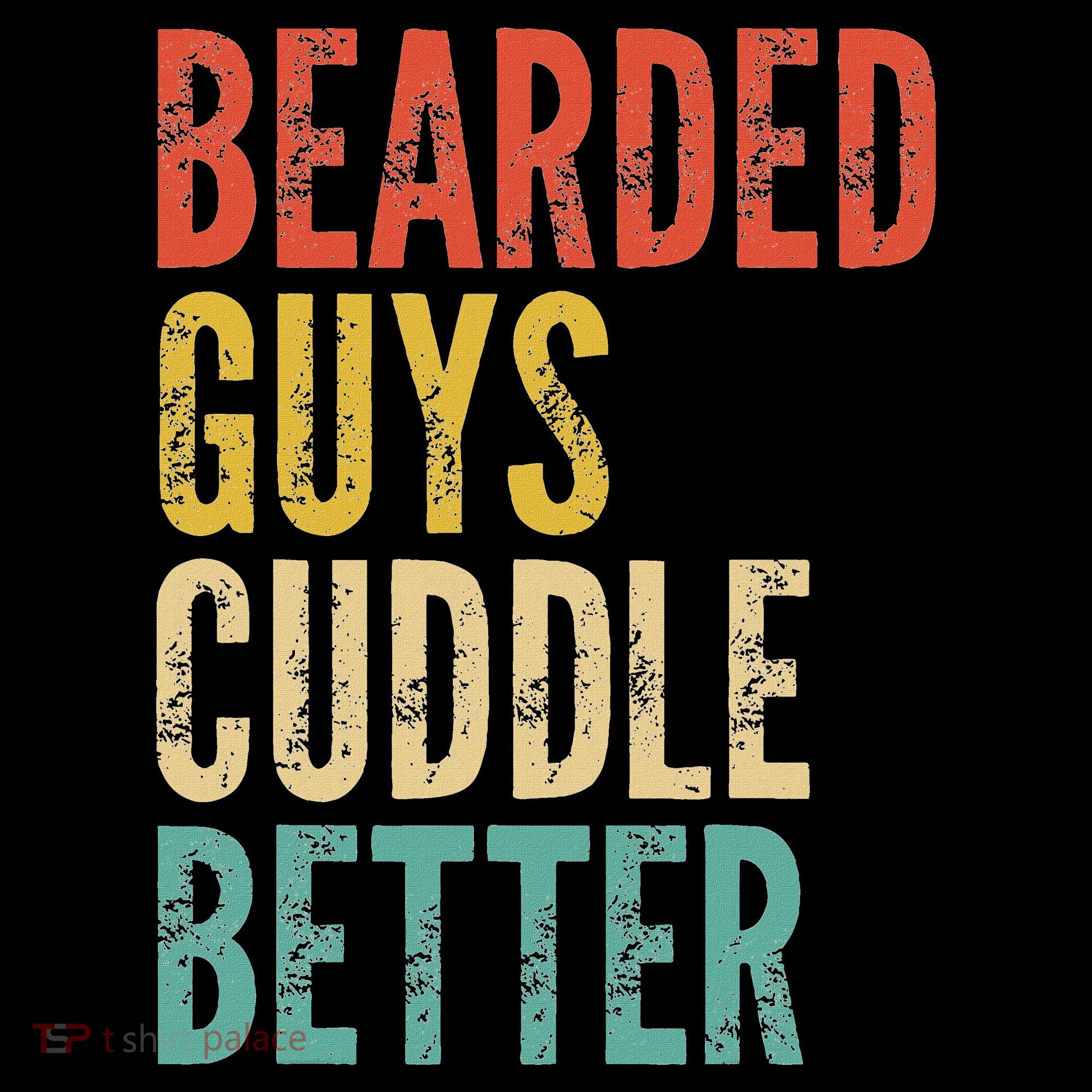 Bearded Guys Cuddle Better Funny Saying Sarcastic Novelty Ornament