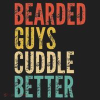 Bearded Guys Cuddle Better Funny Saying Sarcastic Novelty Hat thumb 2