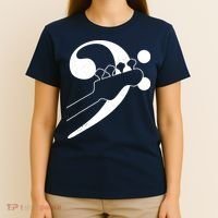 Bass Guitar Clef Bassist Musician Music Bass Player Gift T-Shirt thumb 4