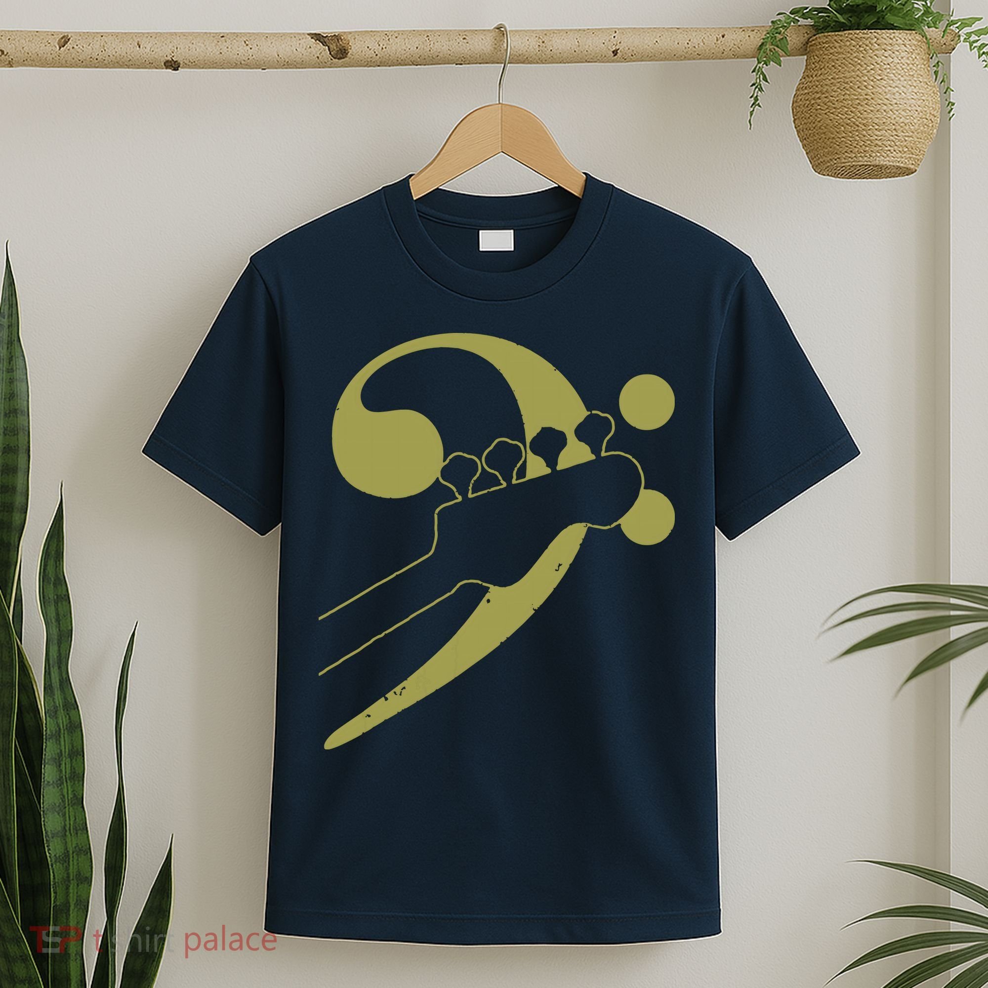 Bass Guitar Clef Bassist Musician Music Bass Player Gift T-Shirt