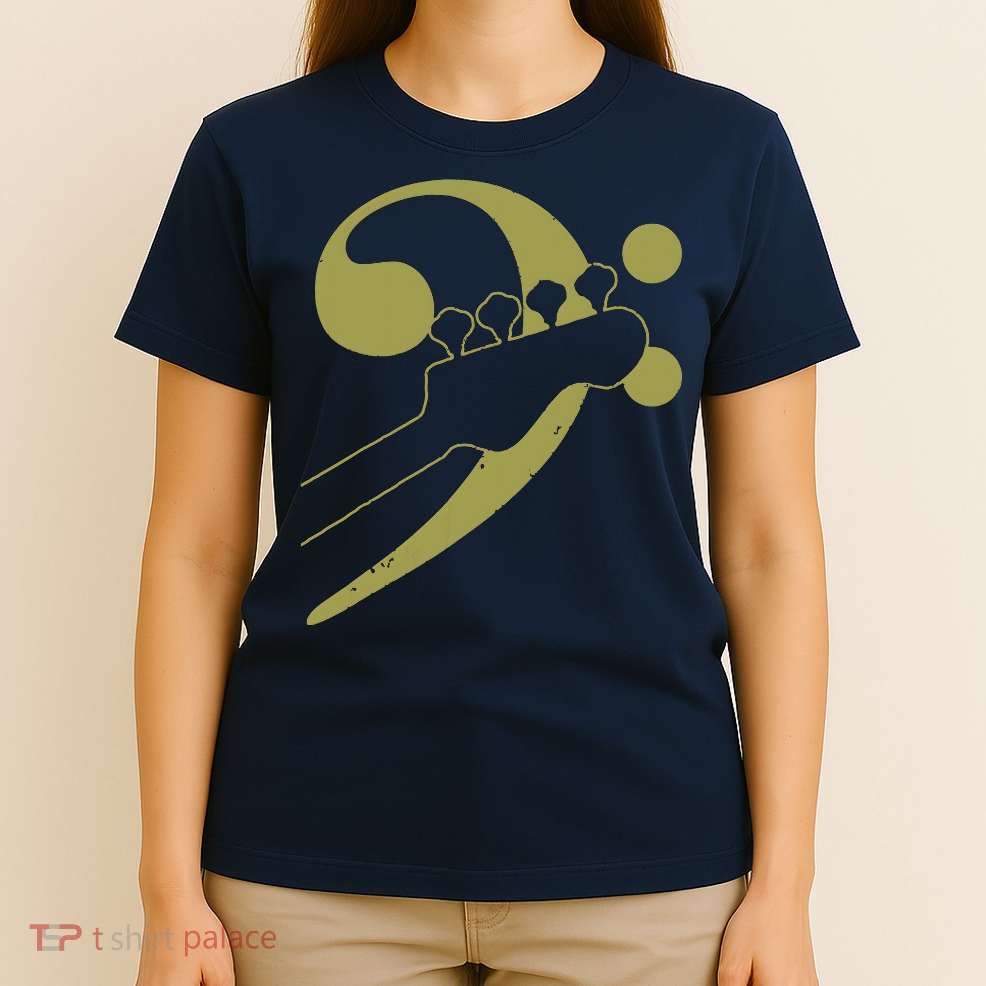 Bass Guitar Clef Bassist Musician Music Bass Player Gift T-Shirt
