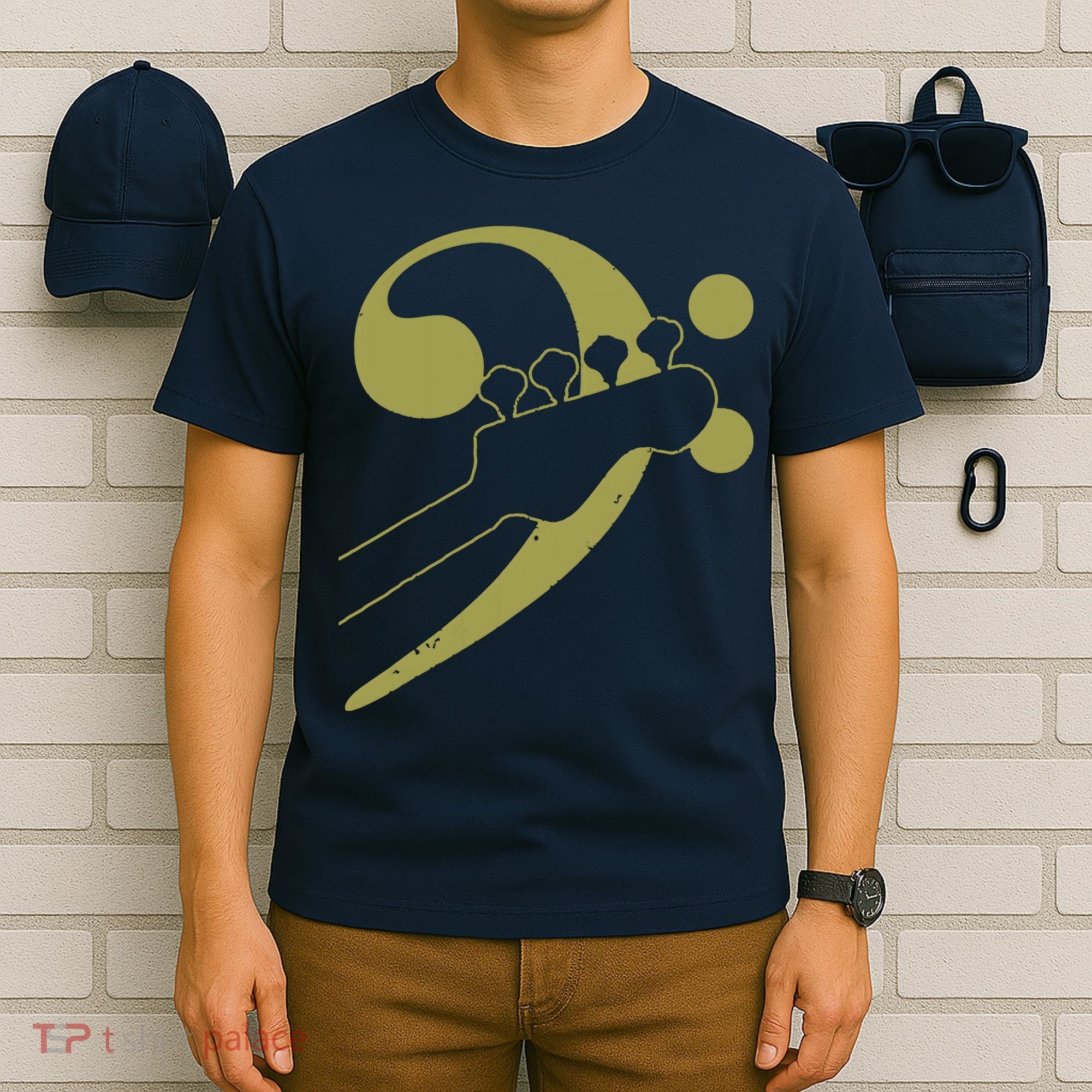 Bass Guitar Clef Bassist Musician Music Bass Player Gift T-Shirt