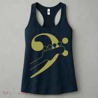 Bass Guitar Clef Bassist Musician Music Bass Player Gift Women's Tank Top thumb 3
