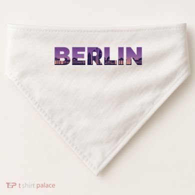 Berlin Germany City USA-Made Doggie Bandana