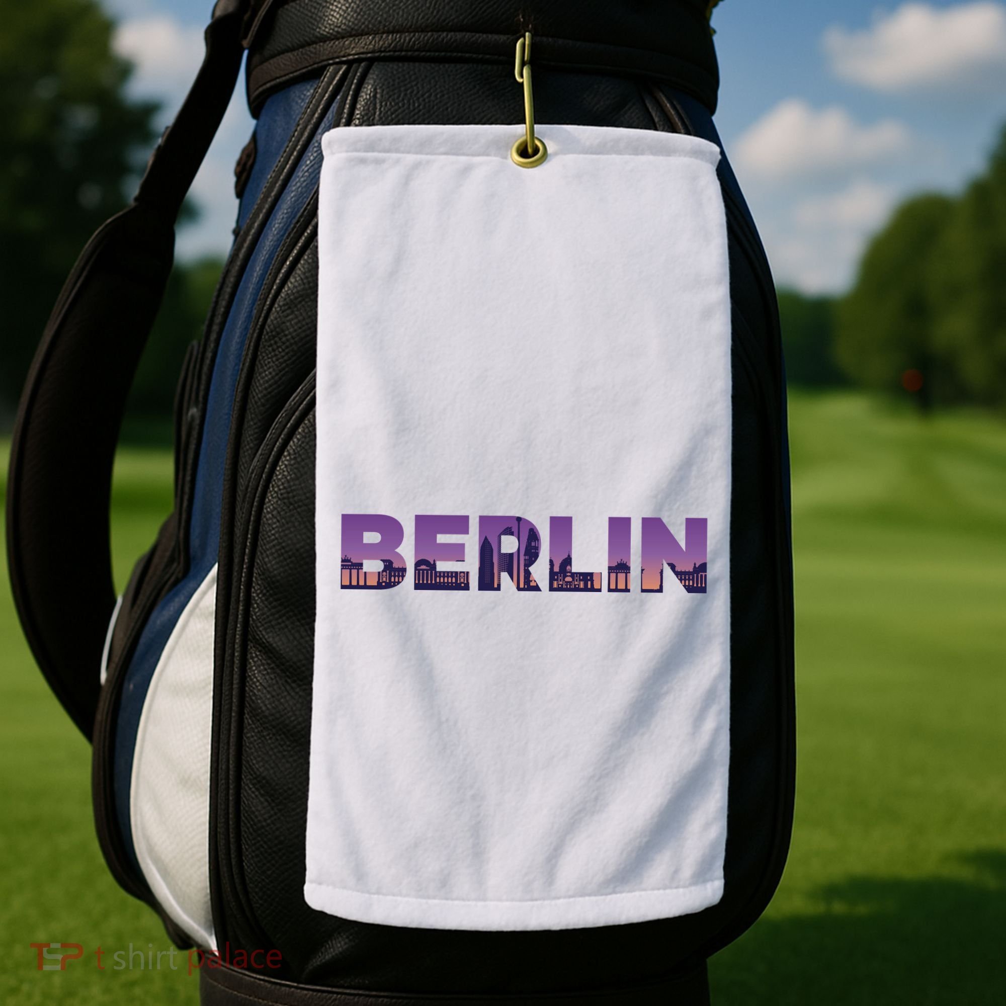 Berlin Germany City Golf Towel