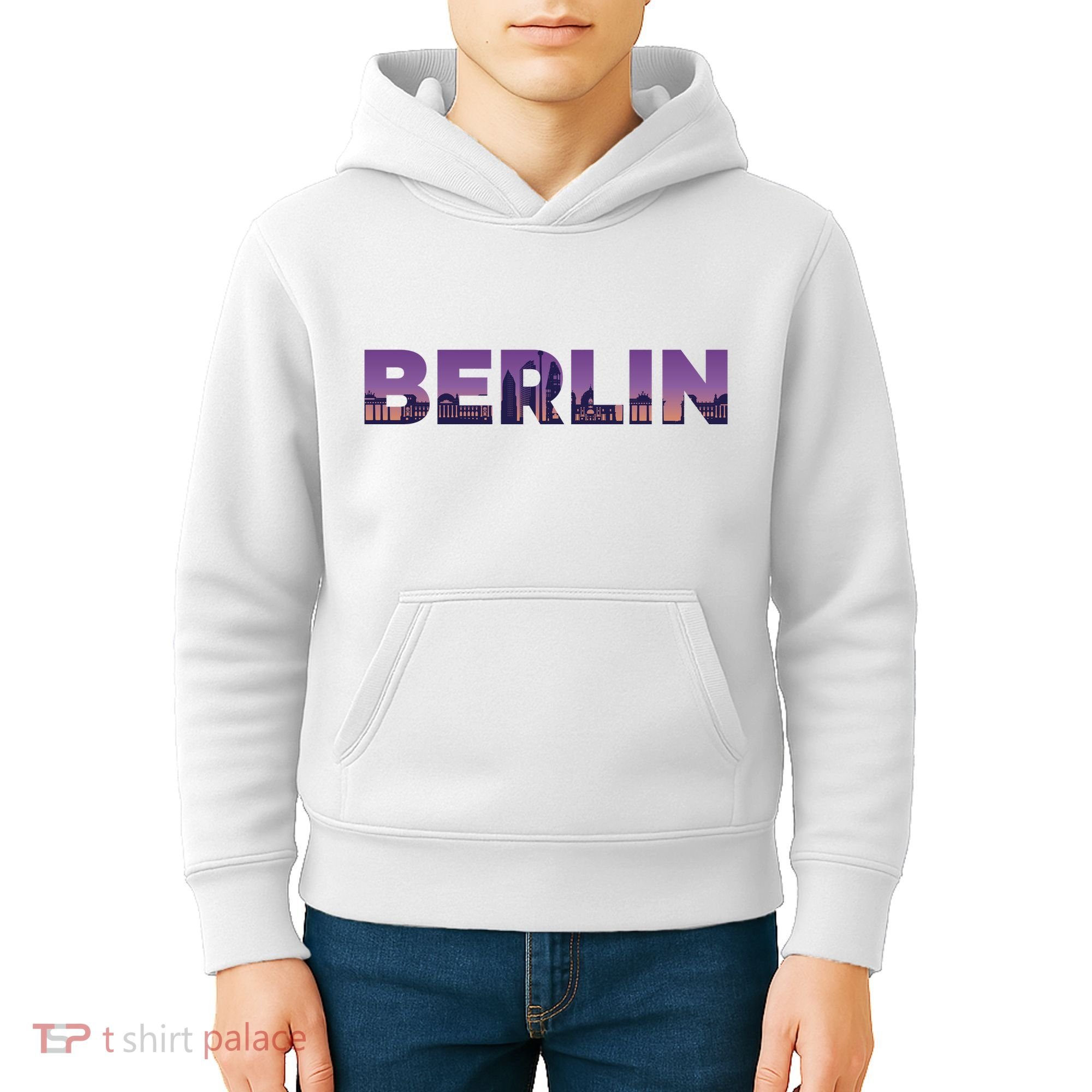 Berlin Germany City Kids Hoodie