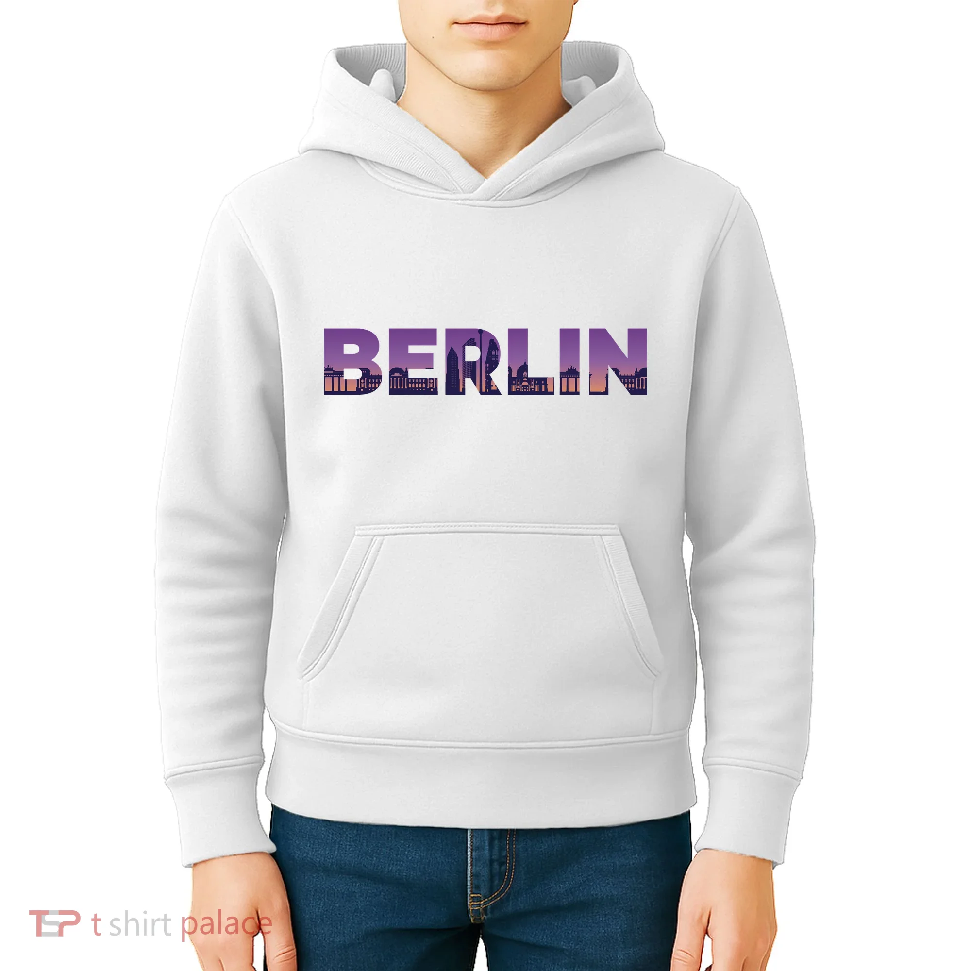 Berlin Germany City Kids Hoodie