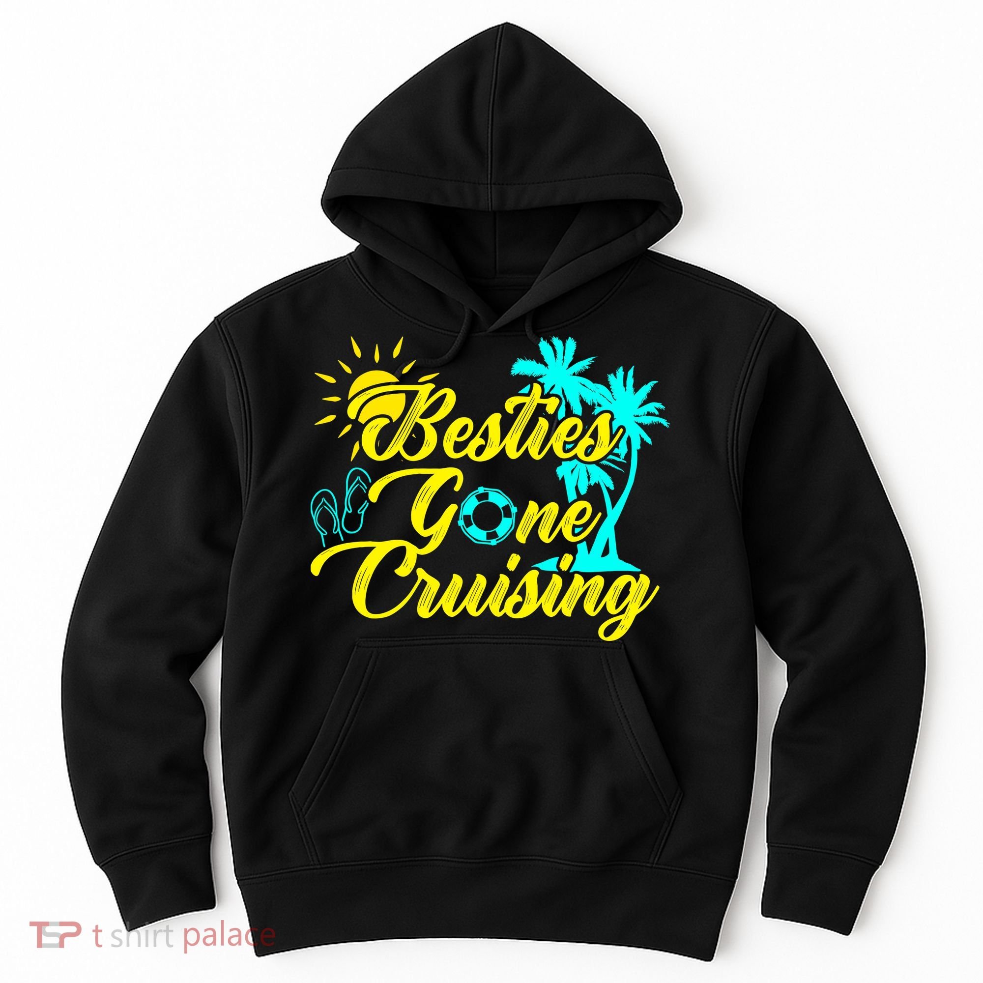 Besties Gone Cruise Matching Girl Trip Cruising Vacation Hoodie