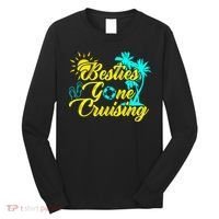 Besties Gone Cruise Matching Girl Trip Cruising Vacation Long Sleeve Shirt thumb 0