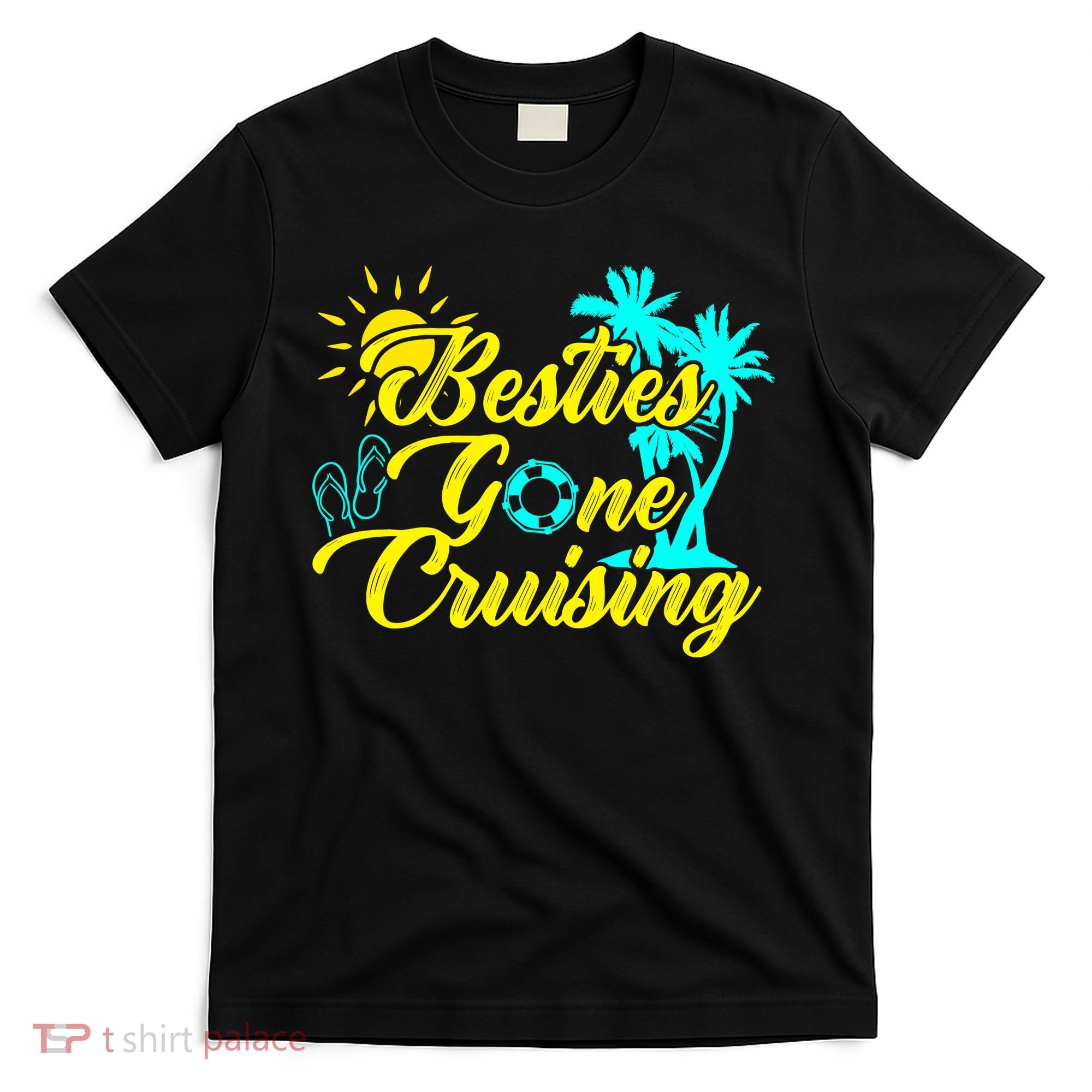 Besties Gone Cruise Matching Girl Trip Cruising Vacation T-Shirt