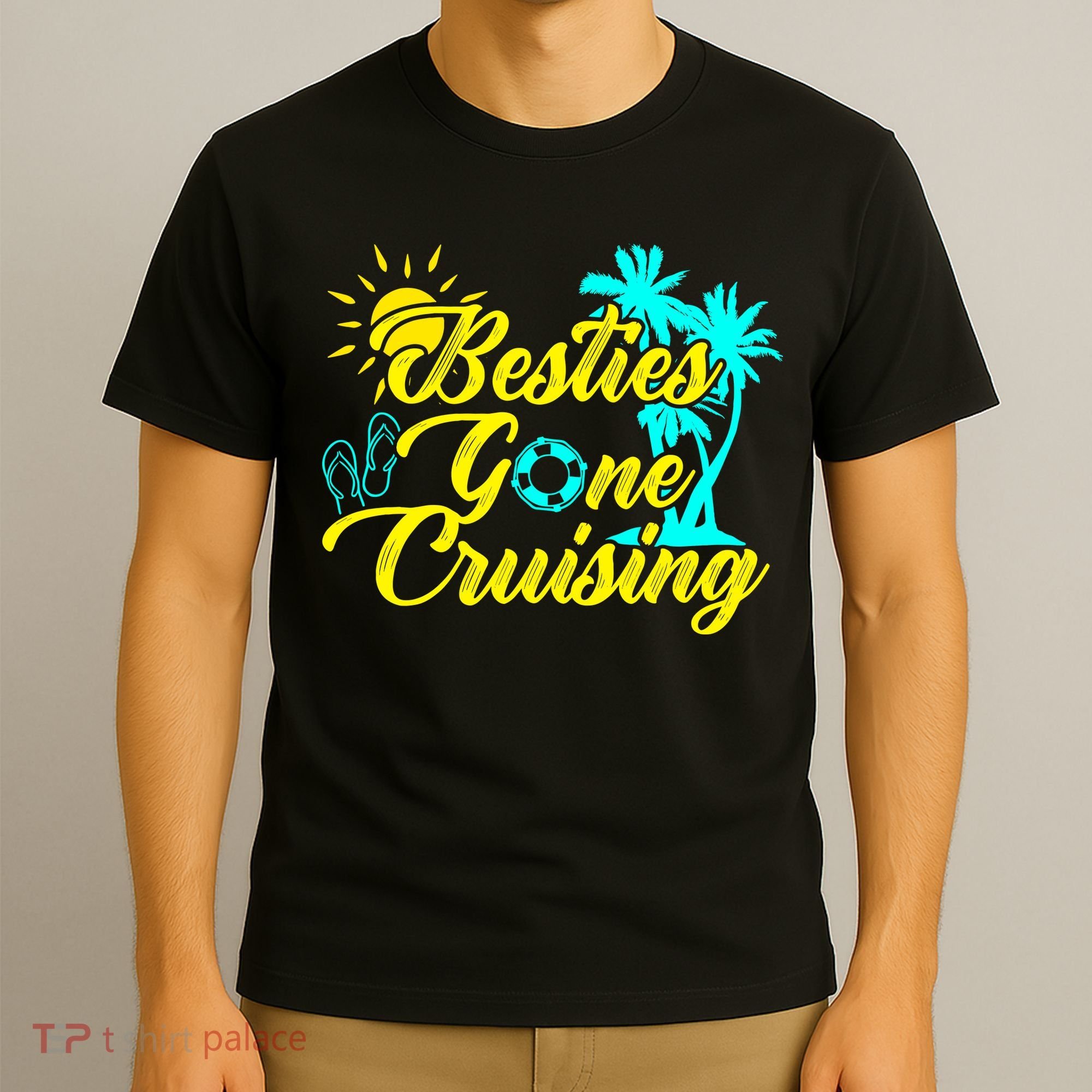 Besties Gone Cruise Matching Girl Trip Cruising Vacation T-Shirt