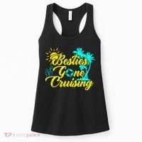 Besties Gone Cruise Matching Girl Trip Cruising Vacation Women's Tank Top thumb 0