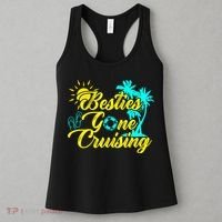 Besties Gone Cruise Matching Girl Trip Cruising Vacation Women's Tank Top thumb 3