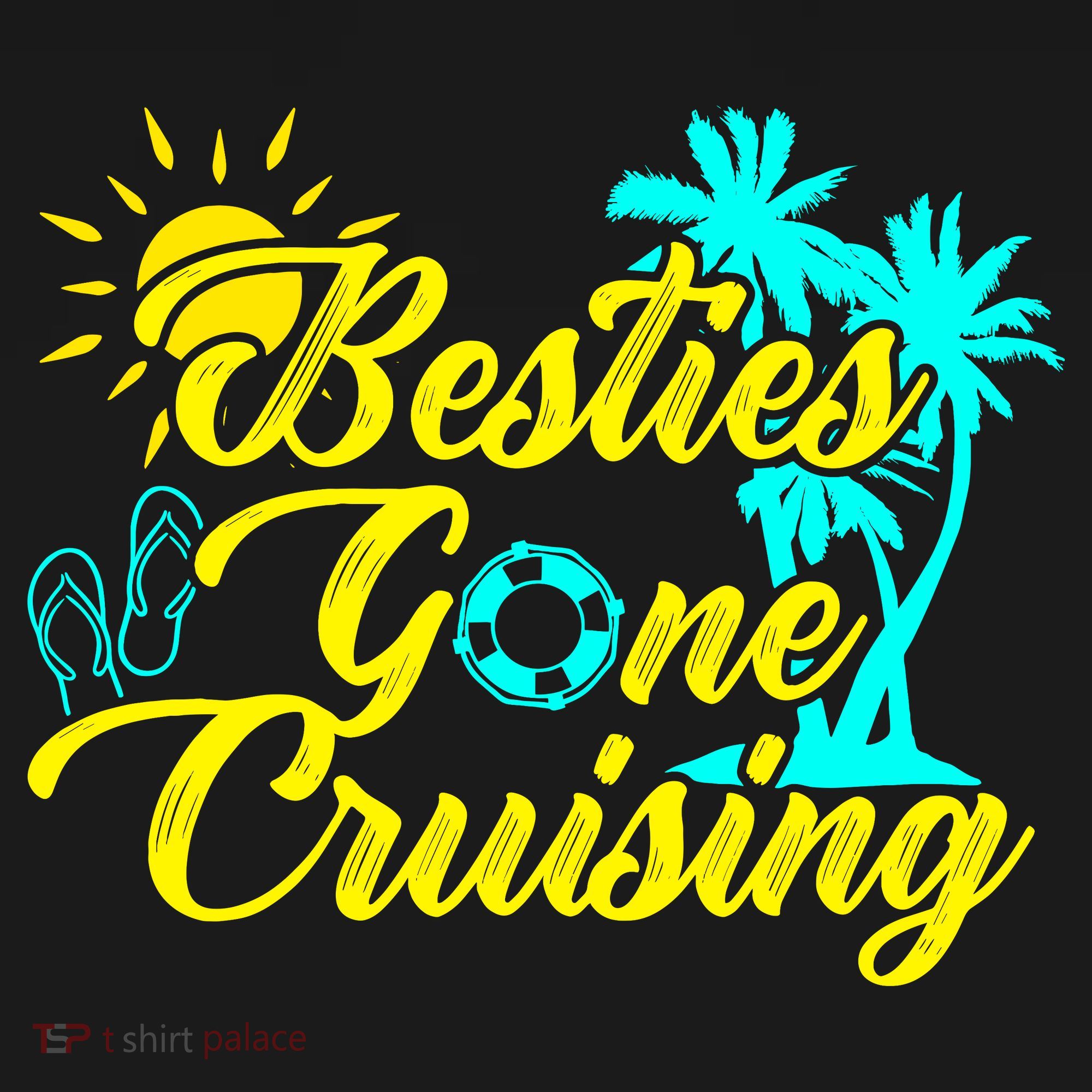 Besties Gone Cruise Matching Girl Trip Cruising Vacation Women's Tank Top