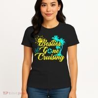 Besties Gone Cruise Matching Girl Trip Cruising Vacation Women's T-Shirt thumb 4