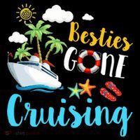 Besties Gone Cruise Matching Trip Cruising Vacation Cool Gift Coffee Mug thumb 5