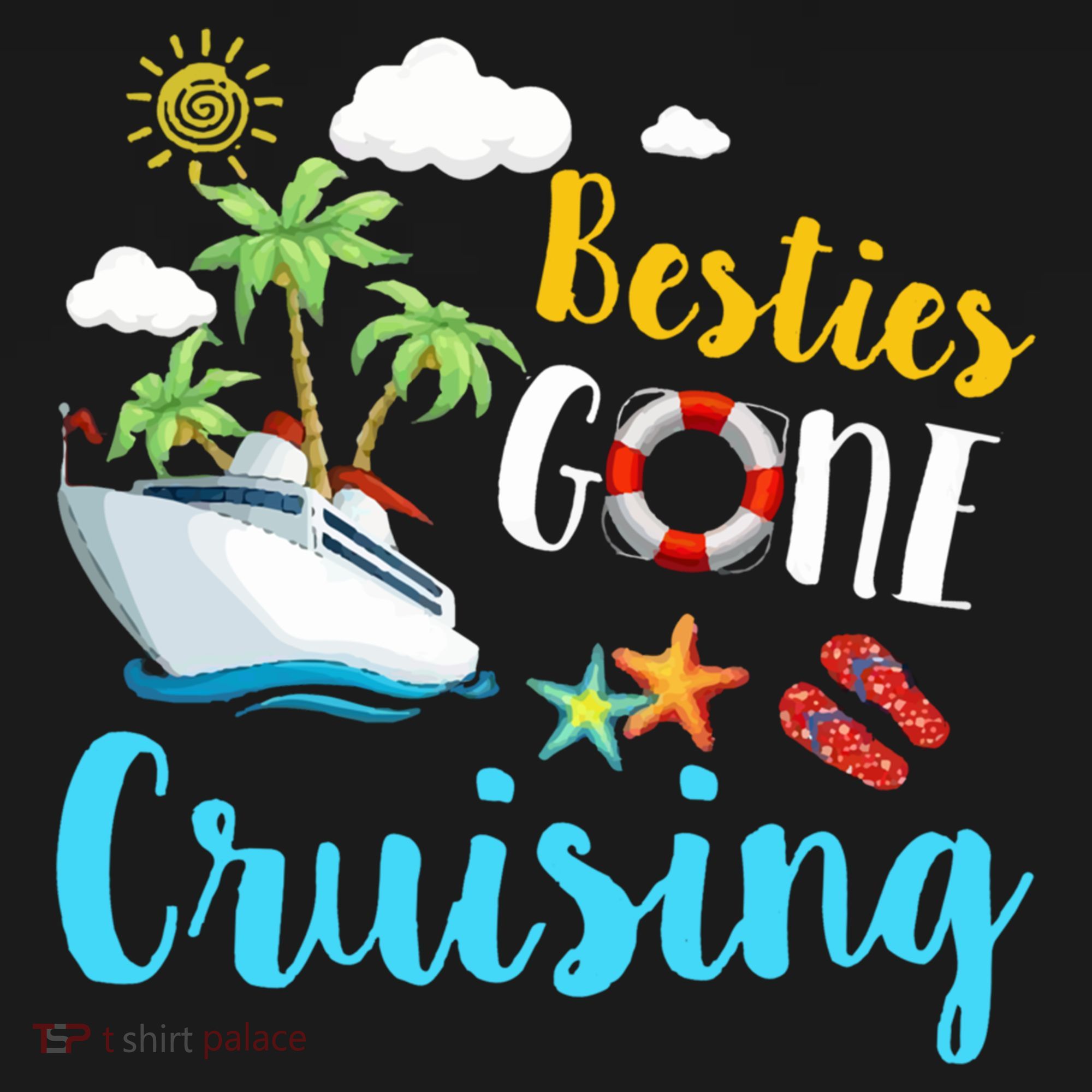 Besties Gone Cruise Matching Trip Cruising Vacation Cool Gift Women's Hoodie